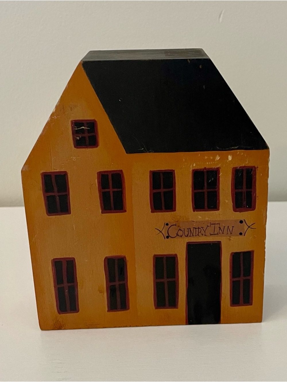 Handpainted Wooden Country Inn House Decor